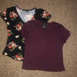 I am Selling 2 cropped shirts from Rue21